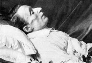 Leopardi sul letto di morte.